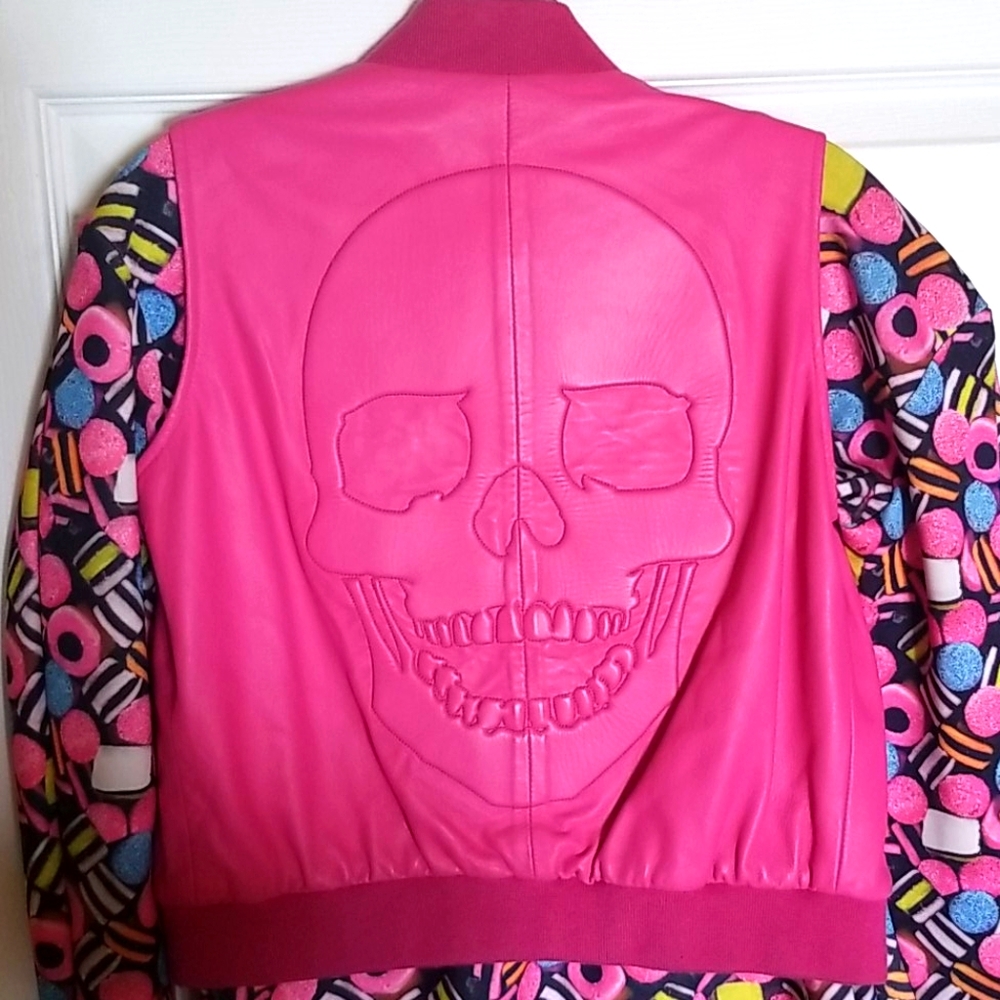 Pink leather Philipp Plein 0 2 petite XS skull - Picture 3 of 10